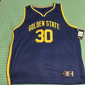 NWT Golden State Warriors Stephen Curry Fast break Statement Jersey size XL